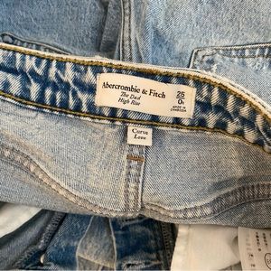 Abercombie the dad high rise jeans size 25